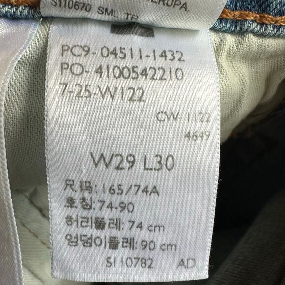 Levi’s 511 Slim Fit Jeans Blue Stone Wash - Picture 11 of 11